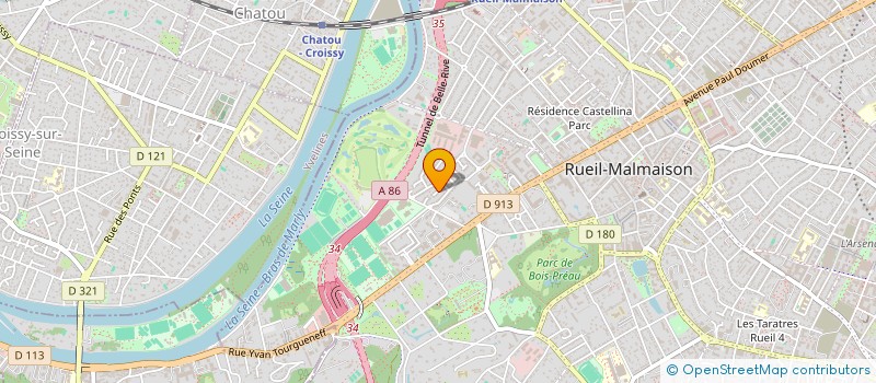 localisation de l'entreprise MONILO AZUR à RUEIL-MALMAISON