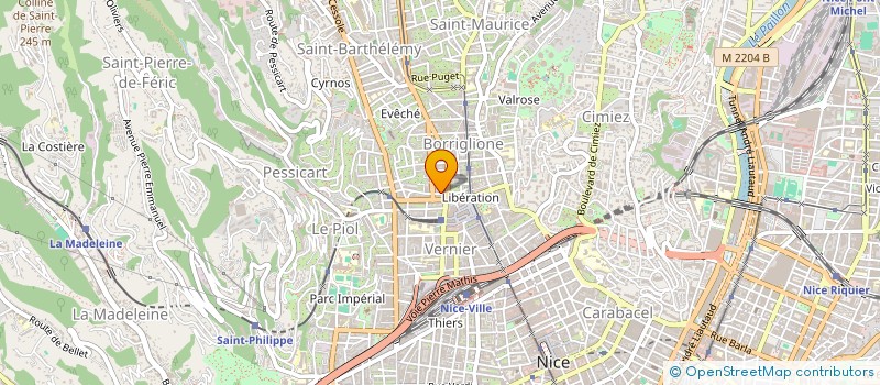 localisation de l'entreprise MONILOC à NICE