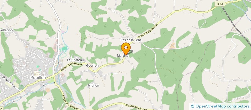 localisation de l'entreprise MONILYNE  POUILLON