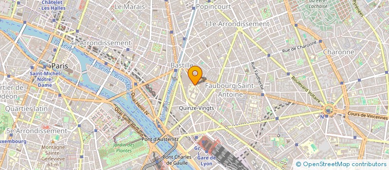 localisation de l'entreprise MONIN C. LARRICART P.  PARIS