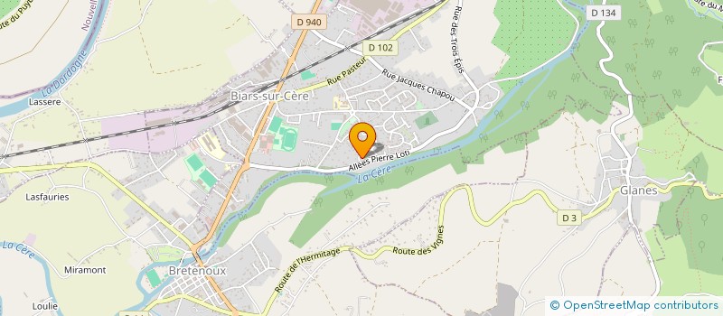 localisation de l'entreprise MONINA CONCEPT à BIARS-SUR-CERE