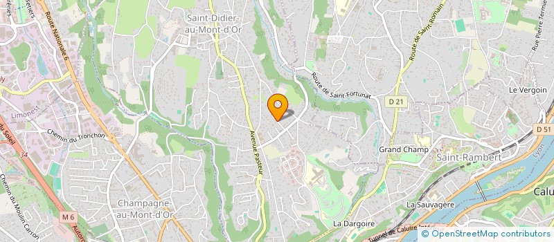 localisation de l'entreprise MONINVEST  SAINT-DIDIER-AU-MONT-D'OR