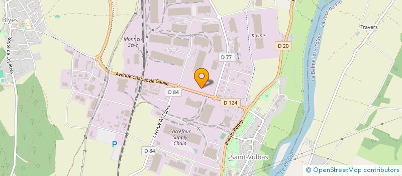 localisation de l'entreprise MONIOCOM à LAGNIEU