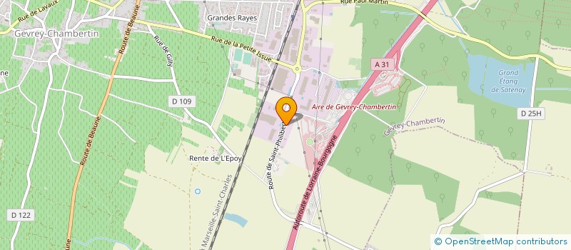 localisation de l'entreprise MONIOT NEGOCE VINS à GEVREY-CHAMBERTIN
