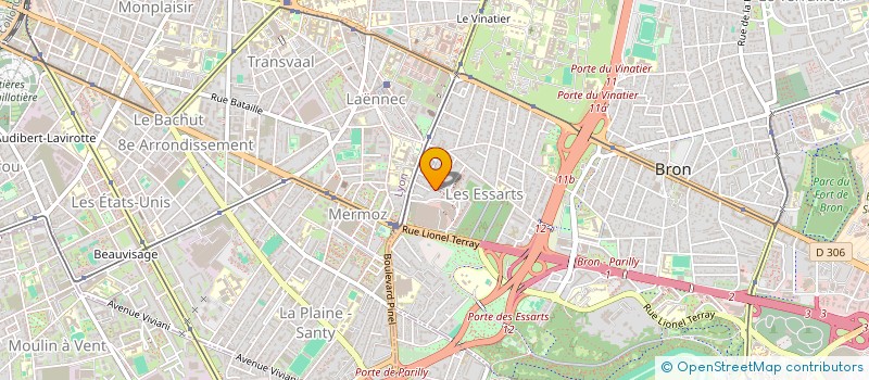 localisation de l'entreprise MONIPOST  BRON