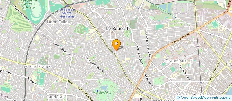 localisation de l'entreprise MONIQUE  LE BOUSCAT