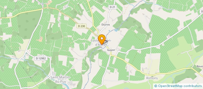 localisation de l'entreprise MONIQUE ET RAYMOND PRODUCTION  CASTELMORON-D'ALBRET