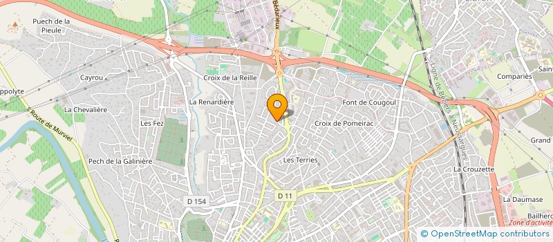 localisation de l'entreprise MONIQUE ET VALERIE à BEZIERS