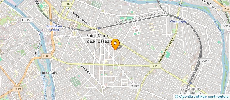 localisation de l'entreprise MONIQUE LABORDE à SAINT-MAUR-DES-FOSSES