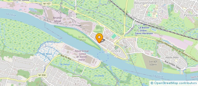 localisation de l'entreprise MONIQUE TENDANCE  INDRE