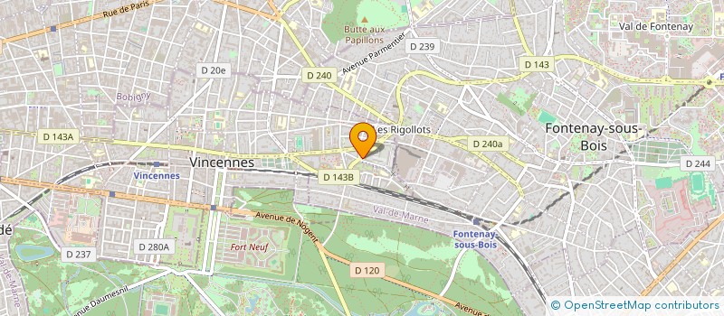 localisation de l'entreprise MONIRETH (AVENIR ENFANTS VILLAGE KLA KON THMEI) à VINCENNES