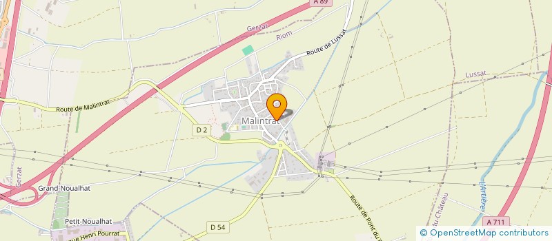 localisation de l'entreprise MONISTROL FERM'BAT à MALINTRAT