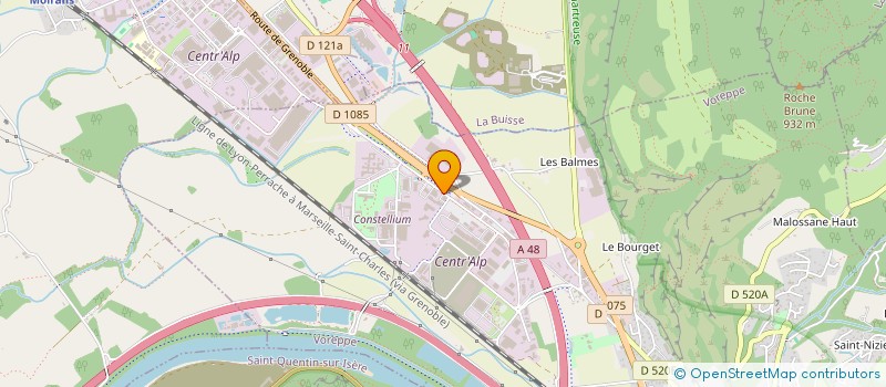 localisation de l'entreprise MONITEURS CYCLISTES FRANCAIS  VOREPPE