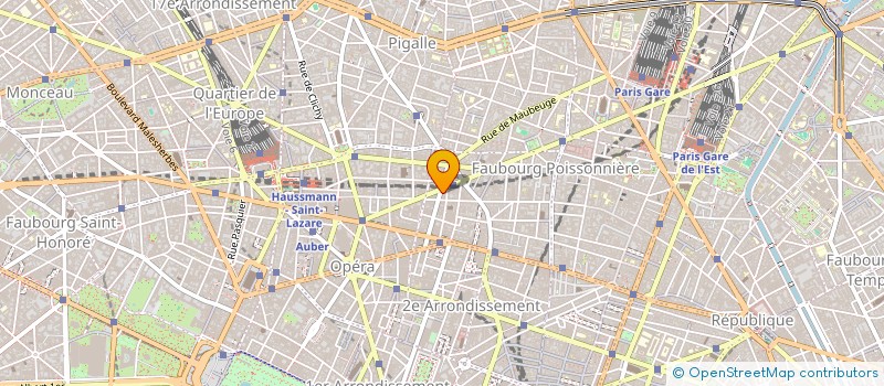 localisation de l'entreprise MONITEX à PARIS