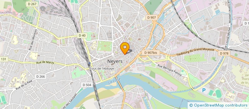 localisation de l'entreprise MONJENOT à NEVERS