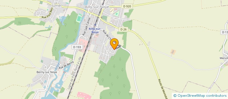 localisation de l'entreprise MONJO à AILLY-SUR-NOYE