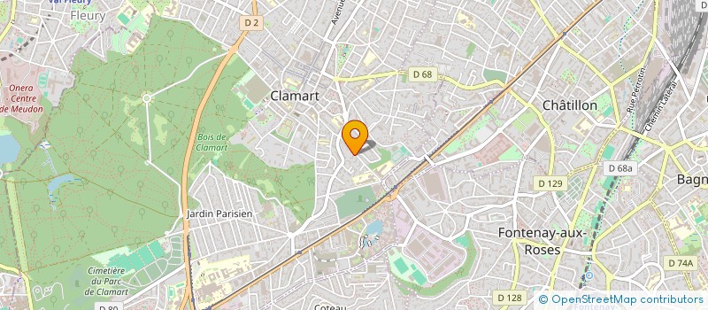 localisation de l'entreprise MONJODAV à CLAMART