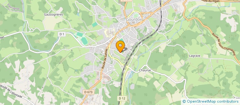 localisation de l'entreprise MONJOIE  GOURDON