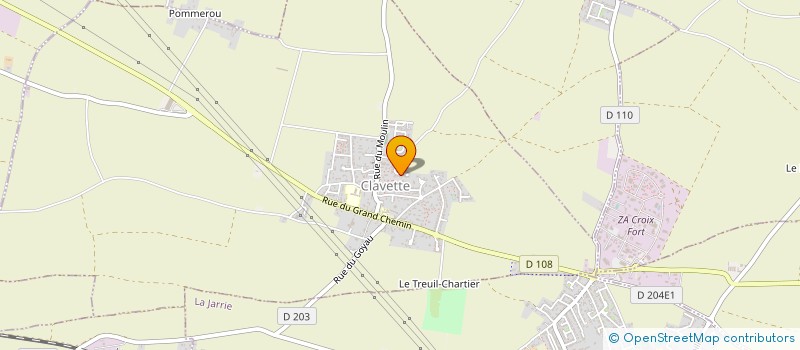 localisation de l'entreprise MONJOLINID  CLAVETTE