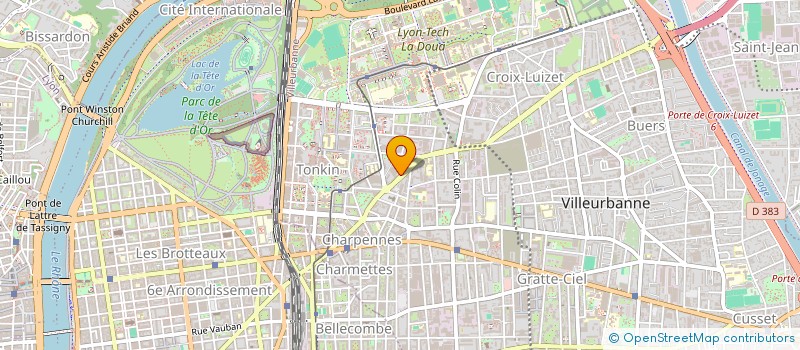 localisation de l'entreprise MONKEY BARBER  VILLEURBANNE