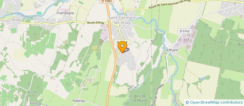 localisation de l'entreprise MONKEY CORP'S  ARLAY