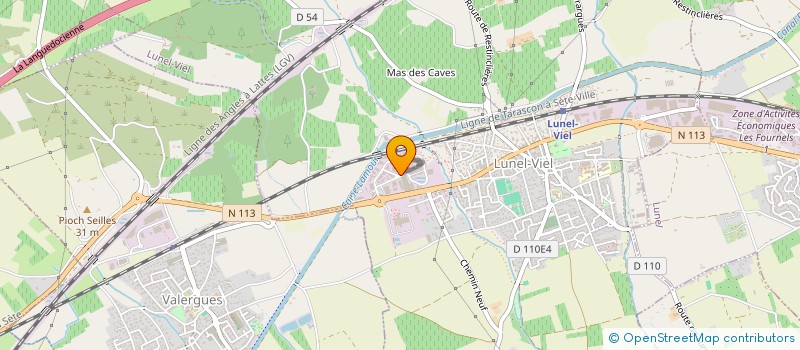 localisation de l'entreprise MONKEY PRODUCTION  LUNEL-VIEL