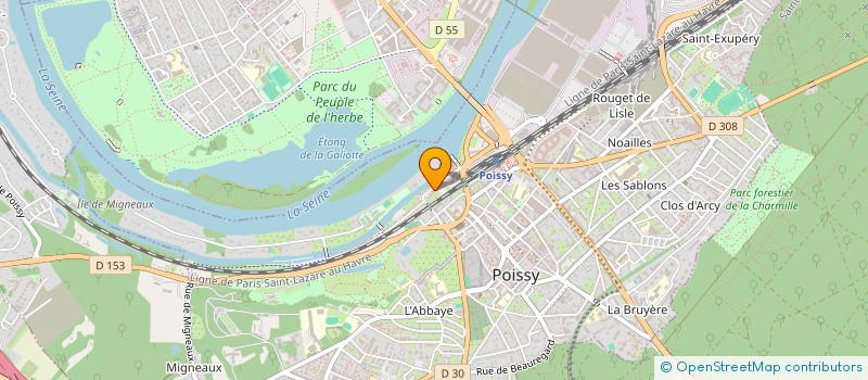 localisation de l'entreprise MONKEY SUITS  POISSY