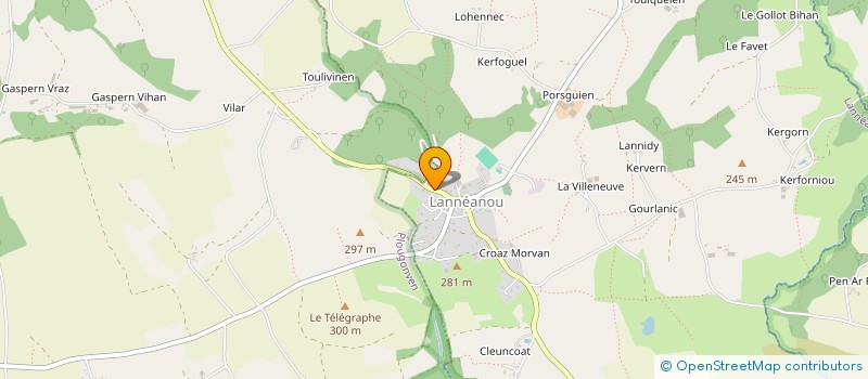 localisation de l'entreprise MONKEYS  LANNEANOU