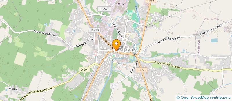 localisation de l'entreprise MONKY HOLDING  CASTELJALOUX