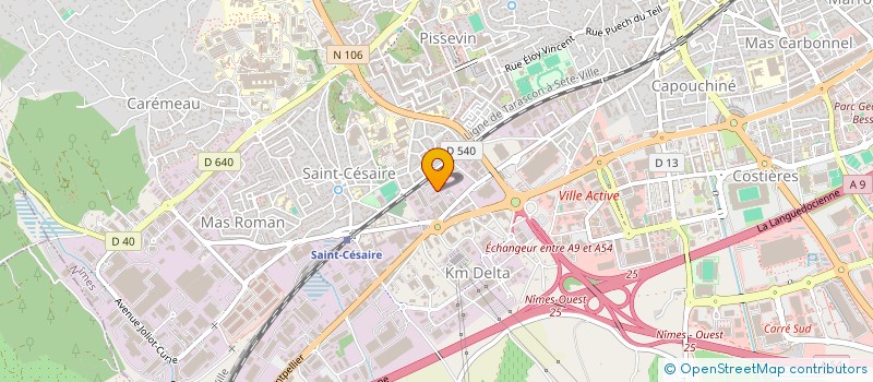 localisation de l'entreprise MONLEAU ISOLATION  NIMES