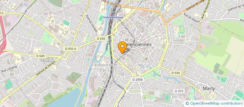 localisation de l'entreprise MONLERY à VALENCIENNES