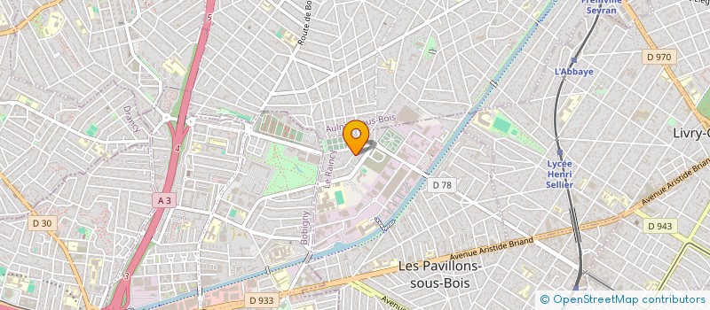 localisation de l'entreprise MONLIENOT  LES PAVILLONS-SOUS-BOIS