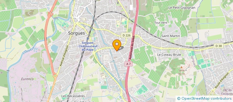 localisation de l'entreprise MONLIT  SORGUES