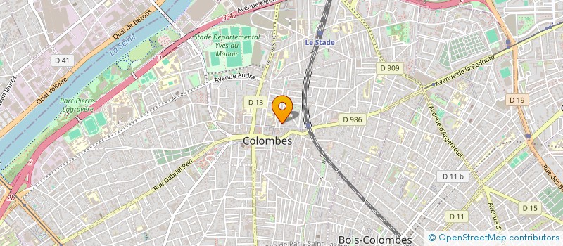 localisation de l'entreprise MONLLANO à COLOMBES