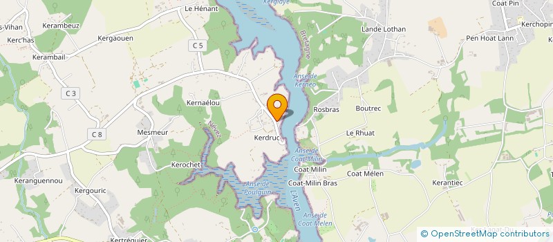 localisation de l'entreprise MONLOUIS  NEVEZ