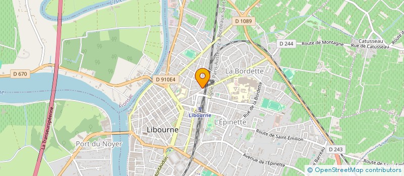 localisation de l'entreprise MONLOUVIC SAINT VINCENT  LIBOURNE