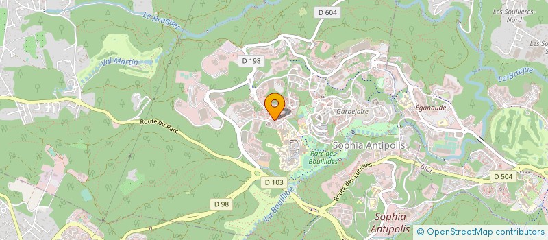 localisation de l'entreprise MONLY  VALBONNE