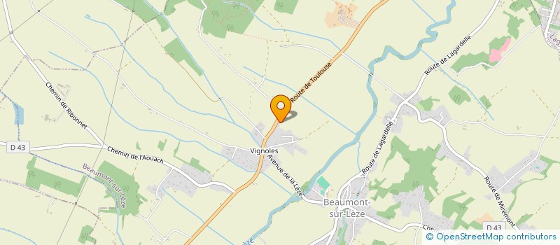 localisation de l'entreprise MONNA ET FILS  BEAUMONT-SUR-LEZE