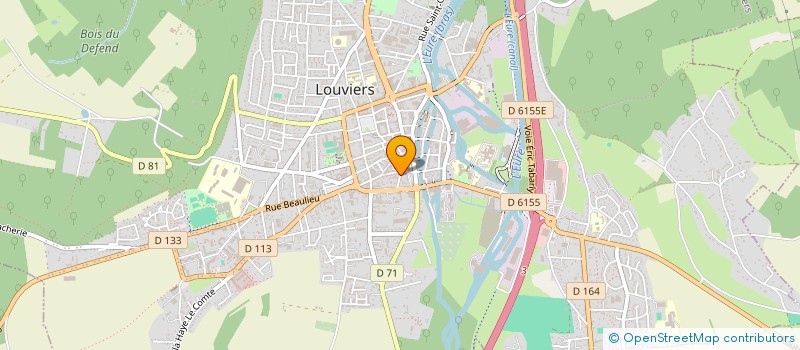 localisation de l'entreprise MONNAIE LOCALE CITOYENNE EURE SEINE  LOUVIERS