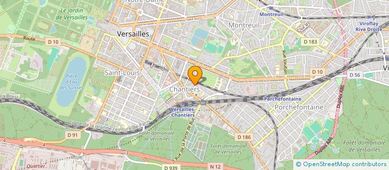 localisation de l'entreprise MONNAIE PARIS à VERSAILLES