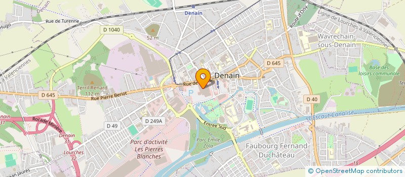 localisation de l'entreprise MONNANTEUIL à DENAIN
