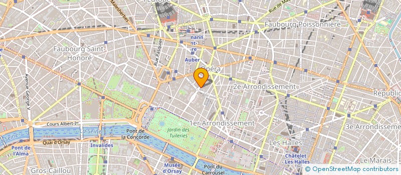 localisation de l'entreprise MONNERAT  PARIS