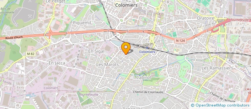 localisation de l'entreprise MONNET-IMMOBILIER à COLOMIERS