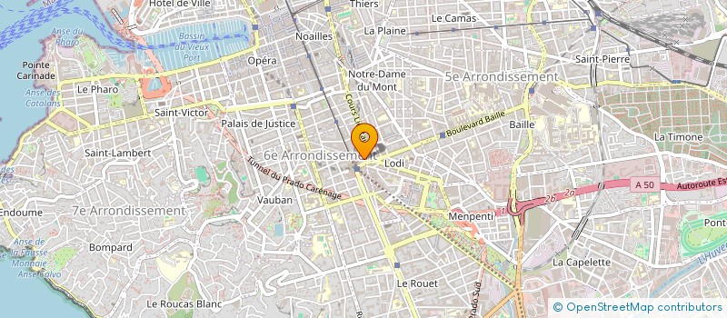 localisation de l'entreprise MONNET POUPON à MARSEILLE