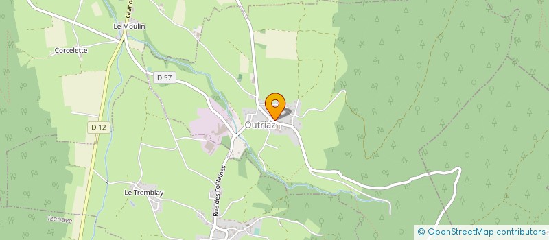 localisation de l'entreprise MONNET SEVE SA  OUTRIAZ