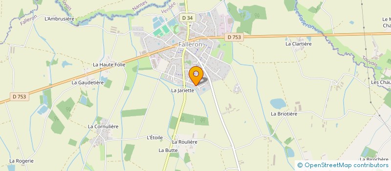 localisation de l'entreprise MONNIER  FALLERON