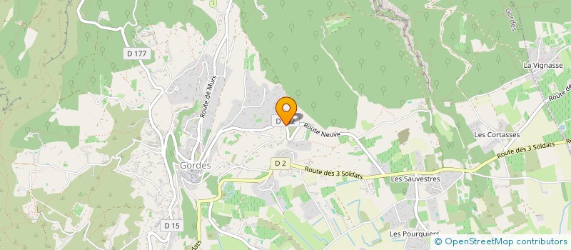 localisation de l'entreprise MONNIER BRIGITTE SIMONOT CHRISTOPHE  GORDES