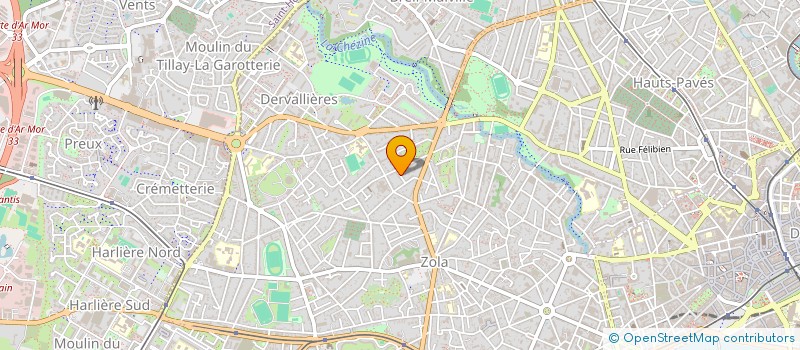 localisation de l'entreprise MONNIER DEGUISEMENTS COSTUMES  NANTES