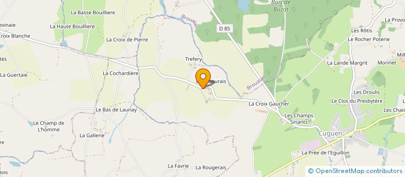 localisation de l'entreprise MONNIER ELEC  CUGUEN