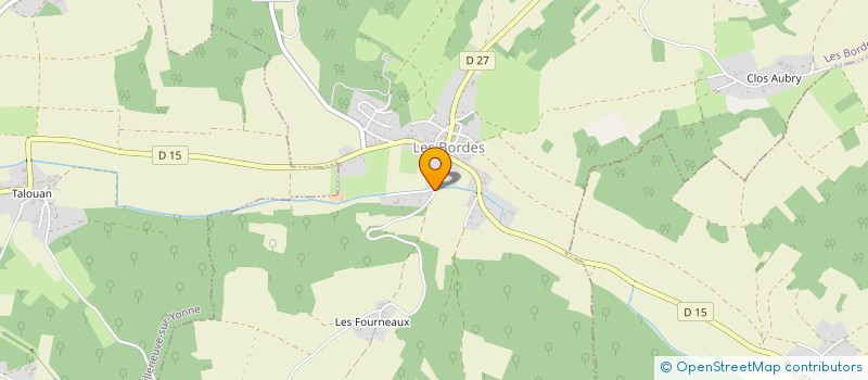 localisation de l'entreprise MONNIER ERIC à LES BORDES